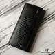 Большой облегченный женский кожаный кошелек лаковая кожа SERGIO TORRETTI PR-190610-31337 черный - изображение 1