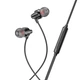 Навушники HOCO Delight wired digital earphone with microphone M90 |1.2M| Black - изображение 1
