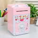 Копилка-сейф с кодовым замком детская ADORABLE розовая - изображение 1