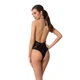 Боді з дуже глибоким декольте DARYL BODY black S/M - Passion - зображення 2
