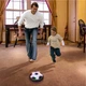 Интерактивный летающий футбольный мяч для дома Детский аэромяч Hoverball с LED подсветкой и музыкой Аэрофутбол - изображение 3