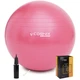 Мяч для фитнеса (фитбол) Cornix 85 см Anti-Burst XR-0251 Pink - изображение 1