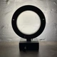 Лампа Ring Light с аккумулятором настольная (до 80 часов работы, 16см, 5W, 3000mAh, USB, автономная, фонарь) - черный - изображение 2