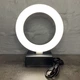 Лампа Ring Light с аккумулятором настольная (до 80 часов работы, 16см, 5W, 3000mAh, USB, автономная, фонарь) - черный - изображение 5
