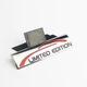 Наклейка на авто Limited Edition металлическая 9.1x2.8 cm Хром (sv0395) - изображение 2