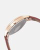 Жіночий годинник DANIEL KLEIN DK12051-2 Золотистий з коричневим Шкіра - зображення 3