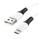 Кабель Hoco X82 USB – micro-USB 2.4 А 1 м білий - изображение 1