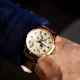 Чоловічий годинник Orient FAK00001Y0 Золото\Коричневий - зображення 3
