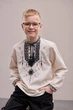Вишиванка для хлопчика Любомир сірий 122 - изображение 1
