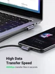 Кабель Ugreen US176 Angled USB 2.0 to Angled USB Type-C Cable Nickel Plating Aluminum Shell 3A 2 м Black (UGR-20857) - изображение 6