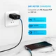 Кабель Ugreen US255 USB Type-C to Angled USB Type-C 60W Round Cable Aluminum Shell Nickel Plating 3A 3 м Black/Gray (UGR-80714) - изображение 3