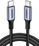 Кабель Ugreen US316 USB Type-C to USB Type-C 100W Fast Charge Cable Aluminum Case with Braided 3 м Black (UGR-90120) - изображение 1