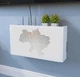 Настенная коробка для роутера Wi-Fi Полка 30*20,5*10 см Белая Украина - изображение 1
