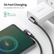 Кабель UGREEN US323 USB-C 90˚ to USB-C 90˚ 60W QC3.0 PD3.0 3A 2m Black (70531) - изображение 3