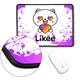 Коврик для мишки с оверлоком Лайк Котик (Likee Cat) (5962-1036-L) L - изображение 2