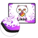 Коврик для мишки с оверлоком Лайк Котик (Likee Cat) (5962-1036-XL) XL - изображение 2