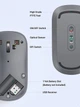 Mysz Ugreen MU001 Portable Wireless Gray (6957303893737) - obraz 9
