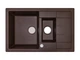 Кухонная мойка из гранита ADAMANT ANILA PLUS 78*50*20 см коричневый - изображение 1