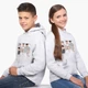 Детский худи БТС (BTS) Светло-серый меланж (9298-3272) 116 см - изображение 5