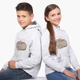 Детский худи Кот Пушин (Pusheen Cat) Светло-серый меланж (9298-3346) 140 см - изображение 5