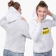 Детский худи БТС (Butter BTS) Светло-серый меланж (9298-3274) 152 см - изображение 4