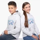 Детский худи БТС (BTS) Светло-серый меланж (9298-3265) 152 см - изображение 5