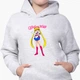 Детский худи Сейлор Мун (Sailor Moon) Светло-серый меланж (9298-2916) 116 см - изображение 3