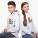 Детский худи Вся правда о медведях (We Bare Bears) Светло-серый меланж (9298-2896) 116 см - изображение 5