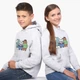 Детский худи Вся правда о медведях (We Bare Bears) Светло-серый меланж (9298-2898) 116 см - изображение 5