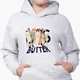Детский худи БТС (BTS) Светло-серый меланж (9298-3271) 164 см - изображение 3