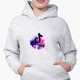 Детский худи ТикТок (TikTok) Светло-серый меланж (9298-1940) 152 см - изображение 3