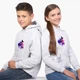 Детский худи ТикТок (TikTok) Светло-серый меланж (9298-1940) 152 см - изображение 5