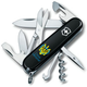 Нож складной 91 мм, 14 функций Victorinox CLIMBER UKRAINE Черный/Трезубец с сердцем + I love Ukraine - изображение 1