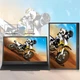 Портативный монитор Prechen 15.6" FHD 1080P с USB-C для ноутбука, игровой монитор, дисплей для ПК, черный, Б/У - изображение 4