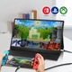 Портативный монитор Prechen 15.6" FHD 1080P с USB-C для ноутбука, игровой монитор, дисплей для ПК, черный, Б/У - изображение 5