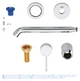 Змішувач для раковини прихованого монтажу Grohe Essence New (19967001) - зображення 3