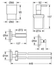 Набір аксесуарів 4 в 1 Grohe Essentials New (40846001) - зображення 2