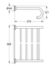 Полочка для полотенец Grohe Essentials Authentic (40660001) - изображение 3