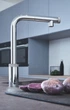 Змішувач для кухні з висувним виливом Grohe Eurosmart New (31613000) - изображение 2