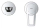 Змішувач для раковини прихованого монтажу Grohe BauLoop New (20289001) - зображення 7