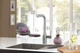 Смеситель для кухни с выдвижным изливом Grohe Essence (30270000) - изображение 9