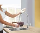 Сенсорний змішувач для кухні з висувним виливом Grohe Minta Touch (31358DC2) - изображение 2