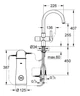 Смеситель для кухни с подключением к фильтру Grohe Blue Pure (33251000) - изображение 11