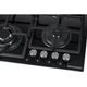 Газова поверхня GRANADO GGH 62-114 Black glass 19873 - изображение 9