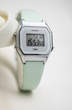 Наручний годинник CASIO LA680WEL-3EF Сірий\Зелений Кварцовий механізм - зображення 2