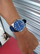 Наручные часы CASIO MTP-V004L-2B Серебро\Синий Натуральная кожа - изображение 3