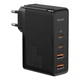 Мережевий зарядний пристрій Baseus GaN2 Pro Quick Charger 100W black + кабель Type-C to Type C 100w для ноутбуків смартфонів планшетів - зображення 3