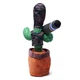 Танцующий поющий кактус Патриот Тарас с джавелином Dancing Cactus с подсветкой 32 см повторюшка и USB зарядка - изображение 4