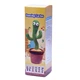 Танцующий поющий кактус Патриот Валера с флагом Dancing Cactus с подсветкой 32 см (Без цензуры) повторюшка и USB зарядка - изображение 4