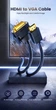 Кабель Ugreen HD106 HDMI Male to DVI (24+1) Round Cable 2 м Black (10135) - зображення 3